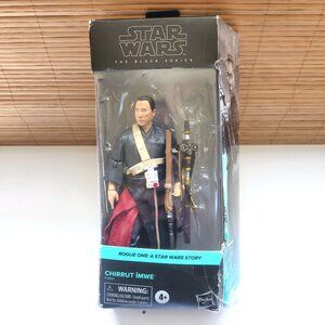 Star Wars Chirrut Imwe Figurine the Black Series Rouge One A Star Wars Story